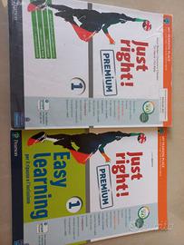 Libri ''just right 1''+ easy learning 1