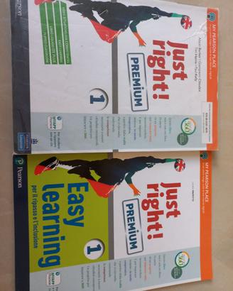 Libri ''just right 1''+ easy learning 1