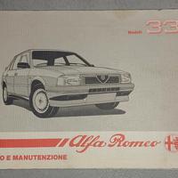 LIBRETTO USO MANUTENZIONE ALFA 33