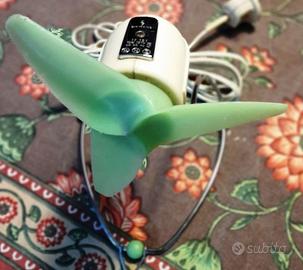 Ventilatore vintage Siemens da tavolo in plastica