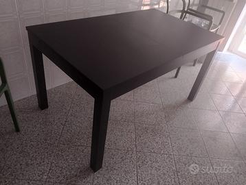 Tavolo allungabile marrone -nero