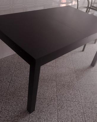 Tavolo allungabile marrone -nero