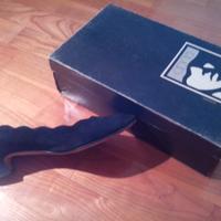 Scarpa donna nabuk blu