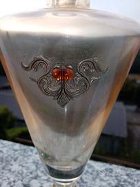 BOTTIGLIA CON DECORAZIONE IN ARGENTO  vintage