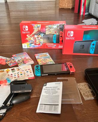 Nintendo switch con 3 giochi