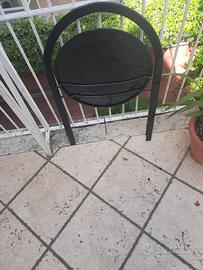 sedie pieghevoli ferro battuto verniciate lucide