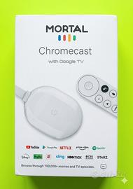 Chromecast con Google TV Mortal 2GB/16GB