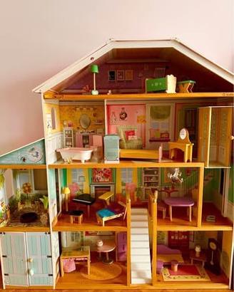 Casa delle bambole/Barbie KidKraft Grand View+macc
