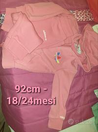 N.1 tuta Adidas rosa taglia 92cm