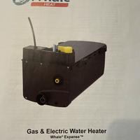 Scaldacqua camper Whale 8L gas/220V