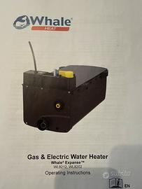 Scaldacqua camper Whale 8L gas/220V
