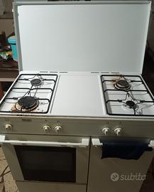 Cucina forno a gas metano o gpl con teglia e grigl