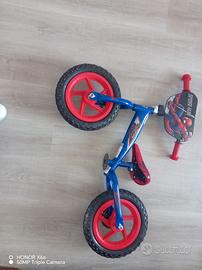 Bicicletta Huffy Boys spiderman senza pedali