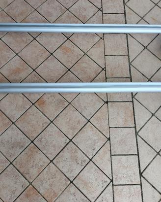 barre portatutto da tetto  in alluminio 