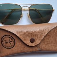 Occhiali Ray.Ban in metallo Dorato