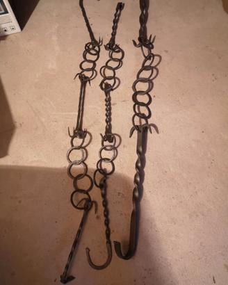 Catene vintage per camino