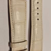 Cinturino Chopard Alligatore bianco satinato 