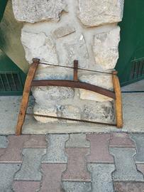 sega in legno da falegname antica