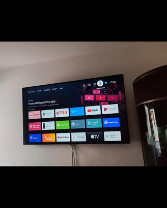 smart TV Sony brava modello 4k ur3 65 pollici 