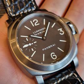 Pam00118 Titanio+Brown Dial Garanzia 2033 permuto 