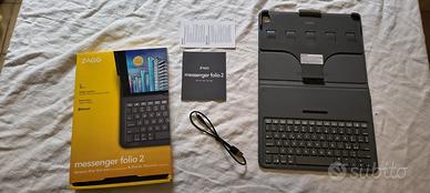 Tastiera ZAGG modello "Messenger Folio 2" per iPad