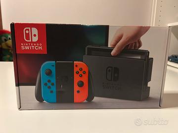 Nintendo switch praticamente inutilizzata