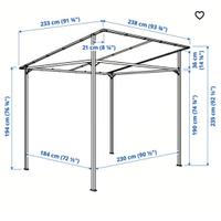 Gazebo in acciaio