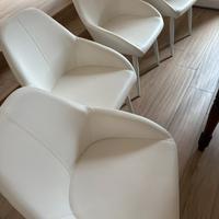 Sedie Ecopelle Bianco