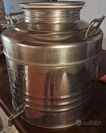Contenitore olio acciaio inox 30 litri
