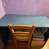 Scrivania in legno massello falegmame