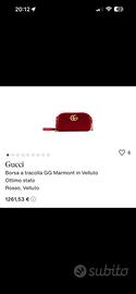 Borsa a tracolla Gucci Marmont con dustbag