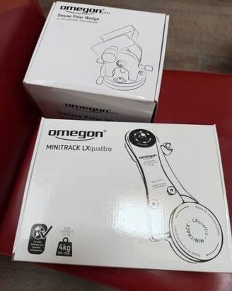 Astroinseguitore Omegon MiniTrack LX4+Testa Eq.