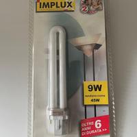 LAMPADA A RISPARMIO ENERGETICO 9W PL 230V IMPLUX