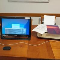 pc all-in-one + stampante