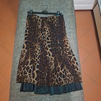 Gonna fantasia leopardata Carla Ferroni