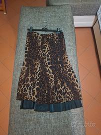 Gonna fantasia leopardata Carla Ferroni