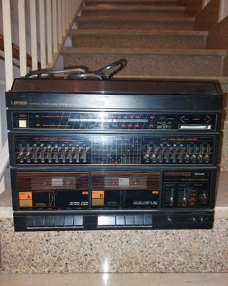 Stereo Lenco fine anni 80, casse e mobiletto