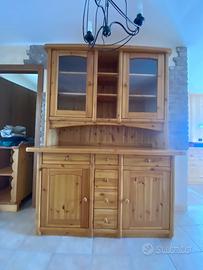 VENDOA CREDENZA NUOVA IN LEGNO MASSELLO