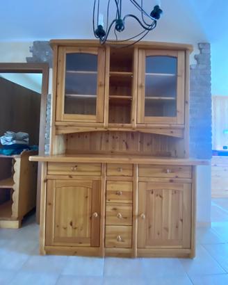 VENDOA CREDENZA NUOVA IN LEGNO MASSELLO
