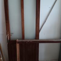 portoncino legno iroko