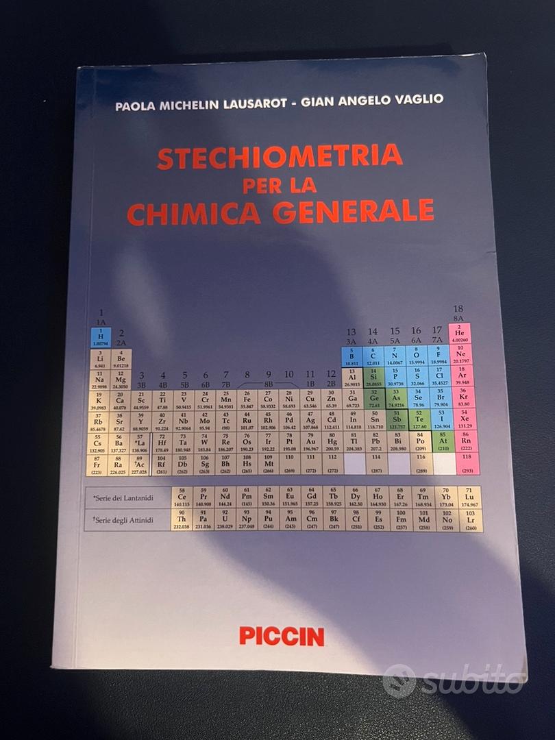 Libro: Chimica generale (Piccin) - Libri e Riviste In vendita a