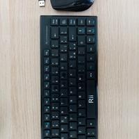 Tastiera e mouse wireless