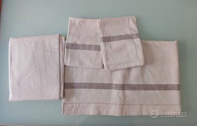 Completo letto matrimoniale in cotone 