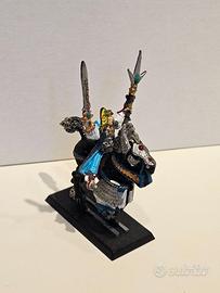 Mago a Cavallo - Warhammer - Elfi Alti - metallo