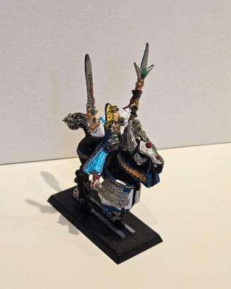 Mago a Cavallo - Warhammer - Elfi Alti - metallo