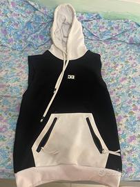 felpa smanicata con cappuccio (TRATTABILE), M