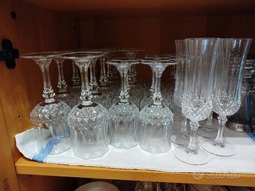 bicchieri in cristallo vintage