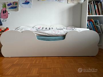 Letto Montessori 140x70 in legno + Materasso