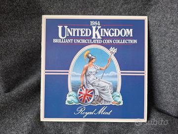 Cofanetto da collezione monete UK - 1984