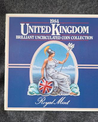 Cofanetto da collezione monete UK - 1984